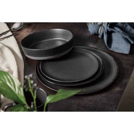 Aida RAW Sopptallrik, Ø19,4cm, titan svart