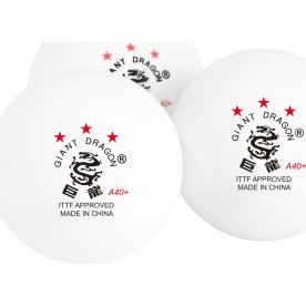 Giant Dragon LUX bordtennisbollar 3-stjärnig, 6 st