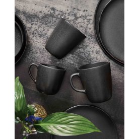 Aida RAW Mugg m/Handtag, 35cl, titanium svart