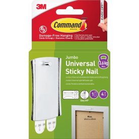 Tavelupphängning Command Jumbo Metall M. remsor