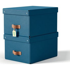 Leitz Puro Box med lock | M | Blå | 2 st.