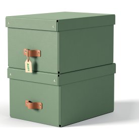 Leitz Puro Box m. lock | M | Grön | 2 st.