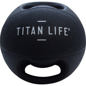 Titan Life Pro Medicinboll med dubbelgrepp, 10 kg