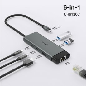 TP-LINK UH6120C USB-hubb Typ-C 9 i 1
