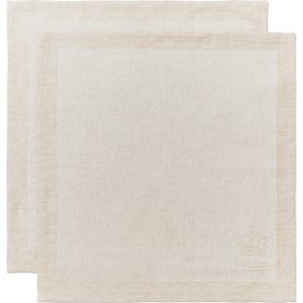 Royal Copenhagen Waves Servett 45x45, råvit, 2 st