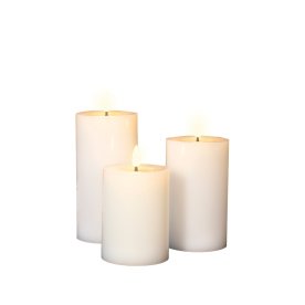 Fjord Denmark LED-lampa, 3 st., vit