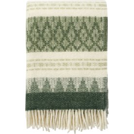 KLIPPAN Pläd Freja Wood, grön