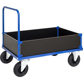 Flexi 330 4 låga sidor, 120x80x26, blålackerat stå