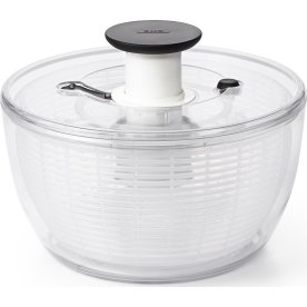 OXO Salladsslunga stor, klar/vit, Ø26cm.