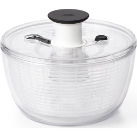 OXO Salladsslunga liten, klar/vit, Ø21cm.