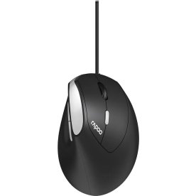 RAPOO Mus EV200, Kabel, Optisk svart