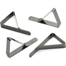 Dukklämmor, svartfärgade, 4 st.