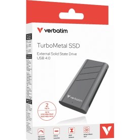 VERBATIM TurboMetal SSD USB 4.0 2TB
