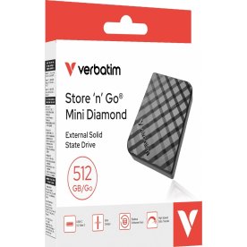 VERBATIM Store ´n ´Go Mini Diamond USB-C 512GB