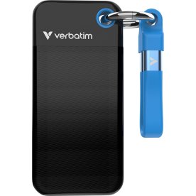 VERBATIM USB 3.2 Gen 2 1TB, SSD, Svart/Blå