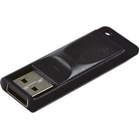 Verbatim USB 2.0 Store 'N' Go Slider, 16GB, Svart