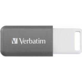 Verbatim USB-minne, DataBar USB 2.0, 128GB, Grå