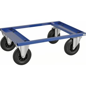 Pallvagn Låg Halvpall Blå