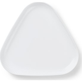 Royal Copenhagen White Fluted Triangulärt Fat