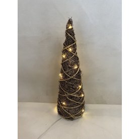 Julgran m/20 microLED, 40 cm, Brun