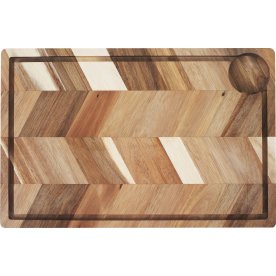 Aida Herringbone Skärbräda m/saftränna, 40x26x3 cm