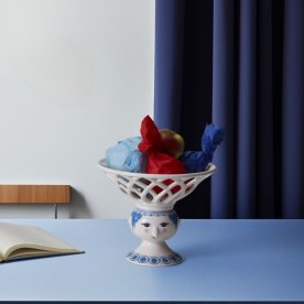 Bjørn Wiinblad Dora Fruktskål Ø25cm, blå