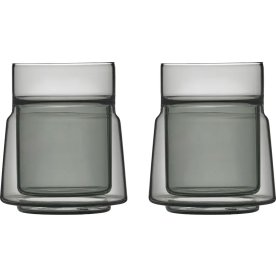 Jacob Jensen Termoglas, 2 st, 21 cl, svart