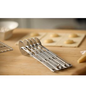 Blomsterberg degsporre med 5 hjul, stål