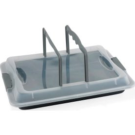 Funktion Ugnsform m/lock, 42x29x3,8cm, grå