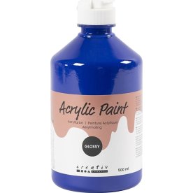 Akrylfärg A'Color 500 ml blank blå