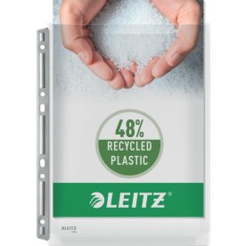 Leitz Plastficka | A4 | Exp. med hål| 3 st.