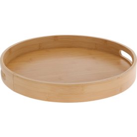 Serveringsbricka, bambu, Ø40 cm. x H5 cm.