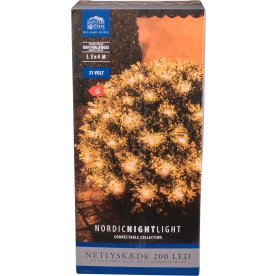 Ljusnät m/300 LED, B3xØ4m, varmvit