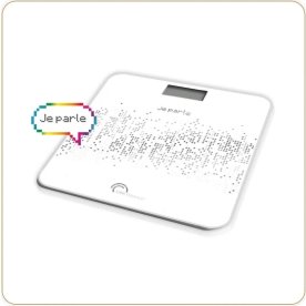 Little Balance personvåg, vit, tal