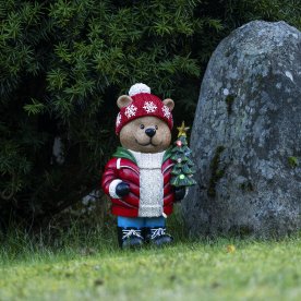 Teddybjörn m. LED, H38cm