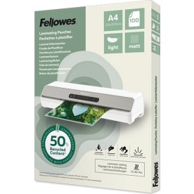 Fellowes A4 lamineringsfickor, 80 mic, matt