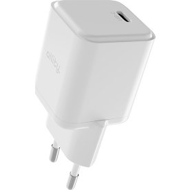 Allity Laddare, USB-C, 20W - Vit