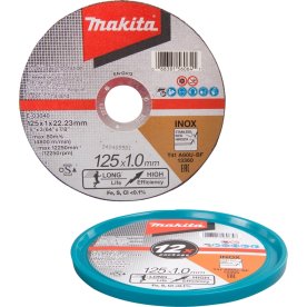 Makita kapskiva, Ø125mm, 12 st.