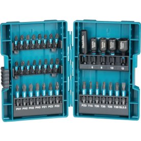 Makita Bitsset med 35 delar, Impact Black