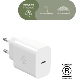 Ëssentials 40W USB-C strömadapter, vit