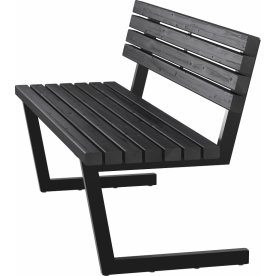 Plus Relaxbänk, 150 cm, Svart