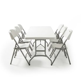 Bordsset Park 6 personer Hopfällbart