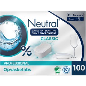 Neutral Diskmaskinstabletter | Classic | 100 Tabs