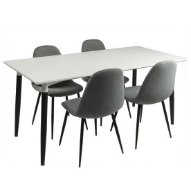 Konferensset Room 1 bord 140x80 cm + 4 stolar