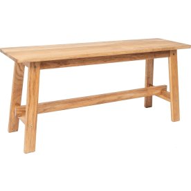NordicLine Bänk, massiv ek, 110x29 cm