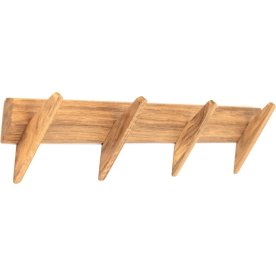 NordicLine Hängare, oljad ek/4 krokar, L80 cm