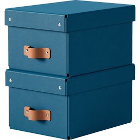 Leitz Puro Box med lock | S | Blå | 2 st.