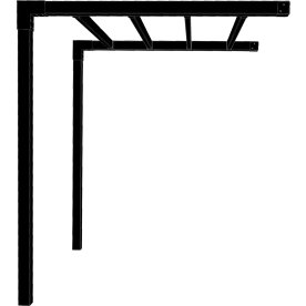 Plus Arcade Pergola modell 3, 1 sektion, svart