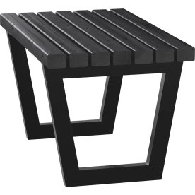 Plus Siesta Living Loungeskam / bord, 75 cm, svart