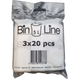 Soppåsar m/stjärnbotten 5L, 34x39cm, 10my, Klar